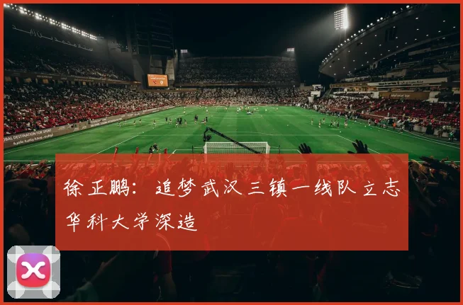 徐正鹏：追梦武汉三镇一线队立志华科大学深造