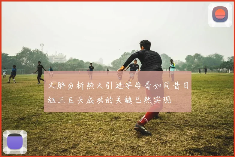 文胖分析热火引进字母哥如同昔日组三巨头成功的关键已然实现